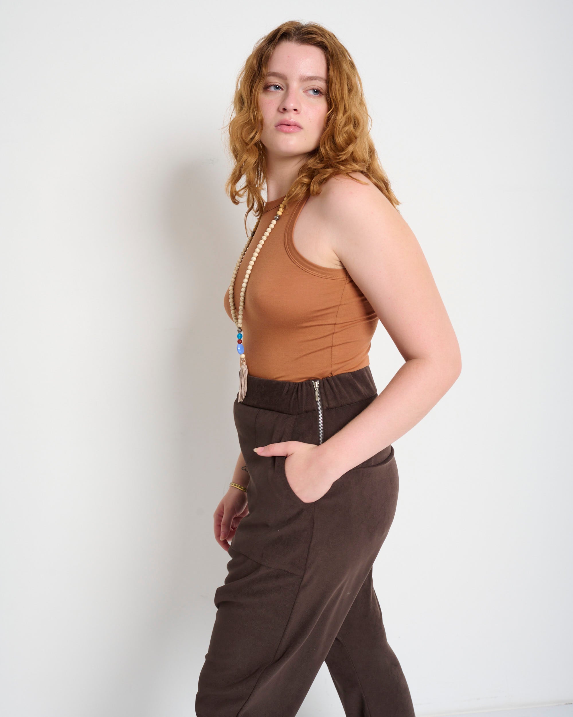 Frankie Pants Chocolate Brown