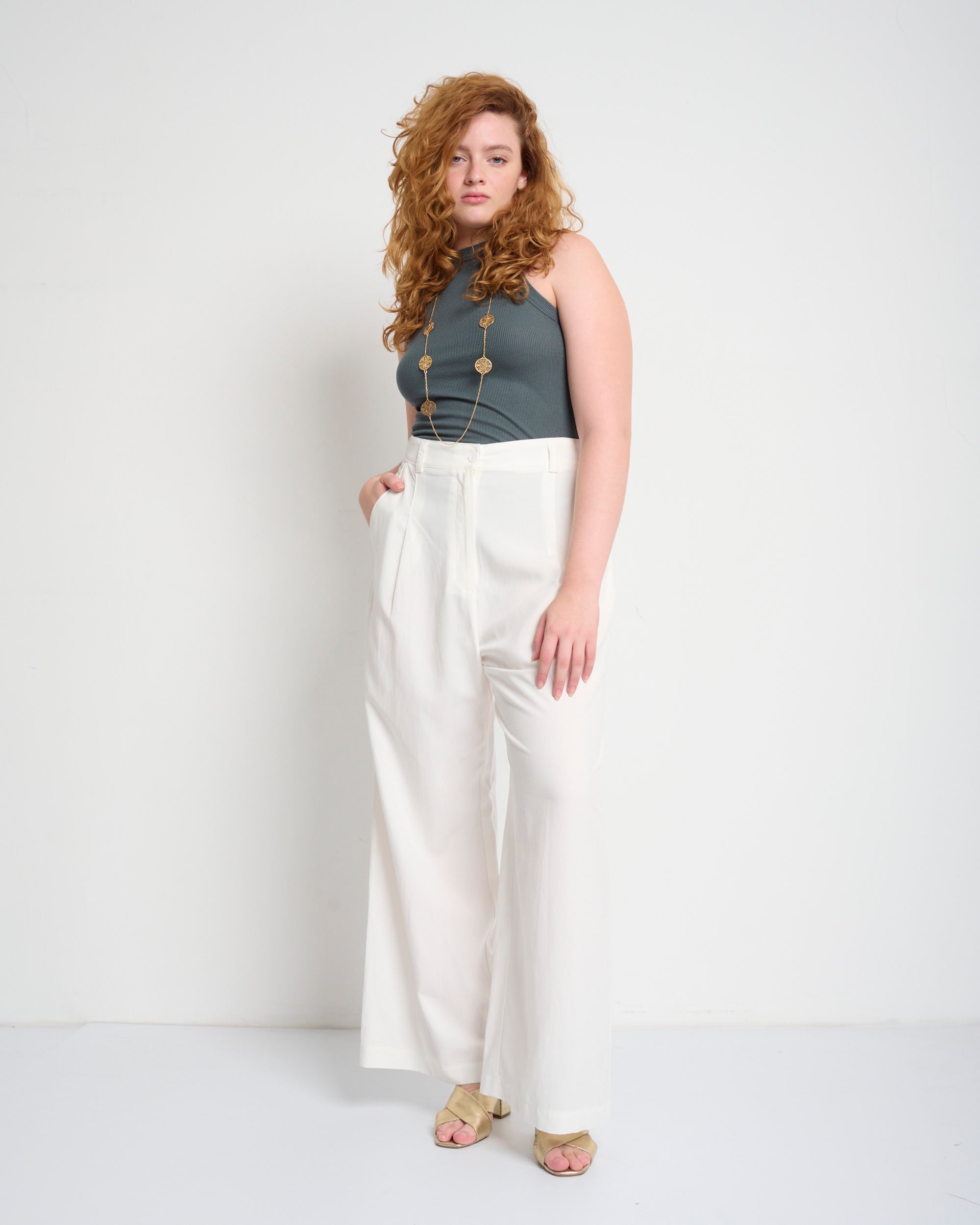 Bloom Pants White