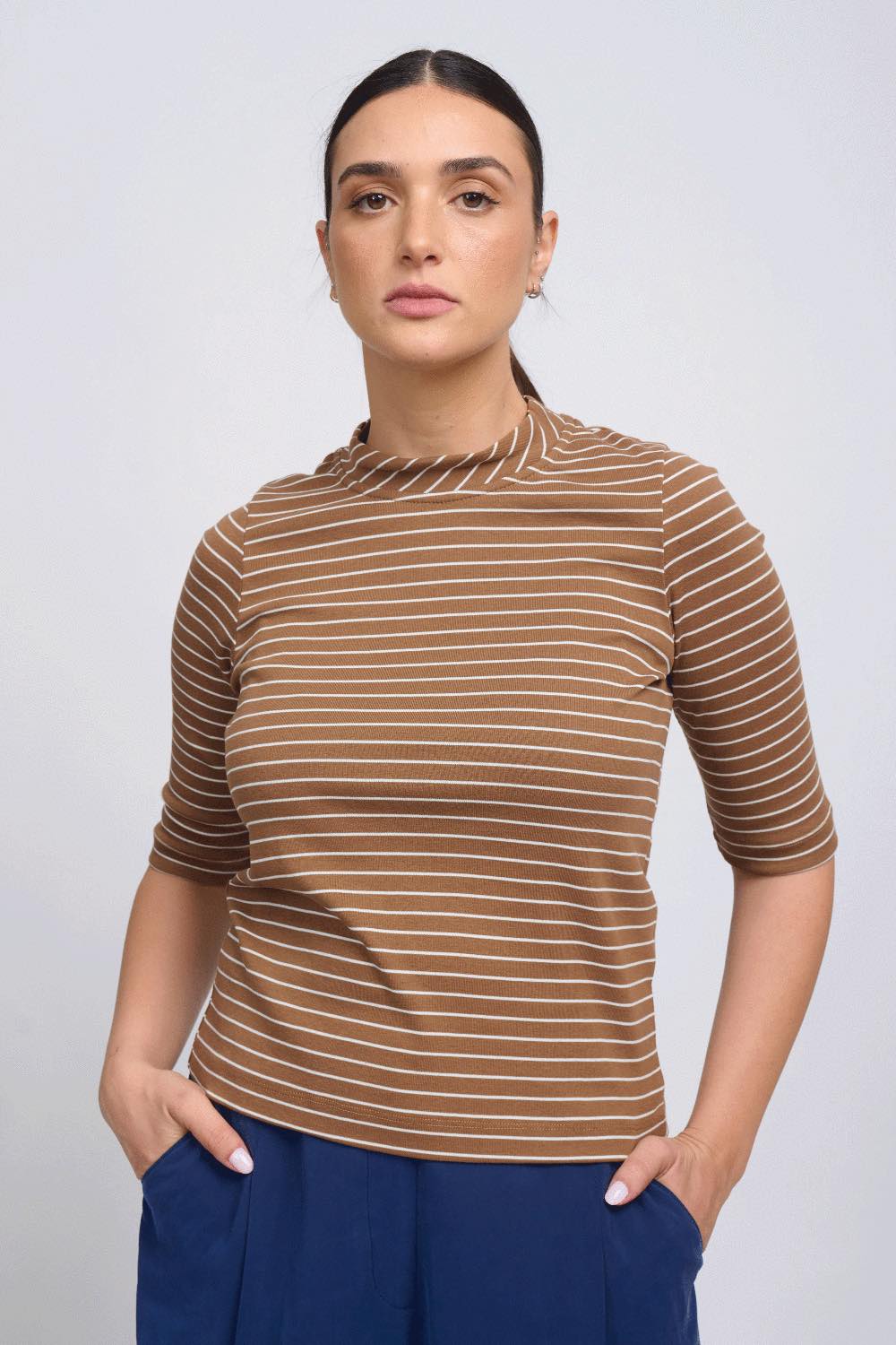 Yoko Top Brown