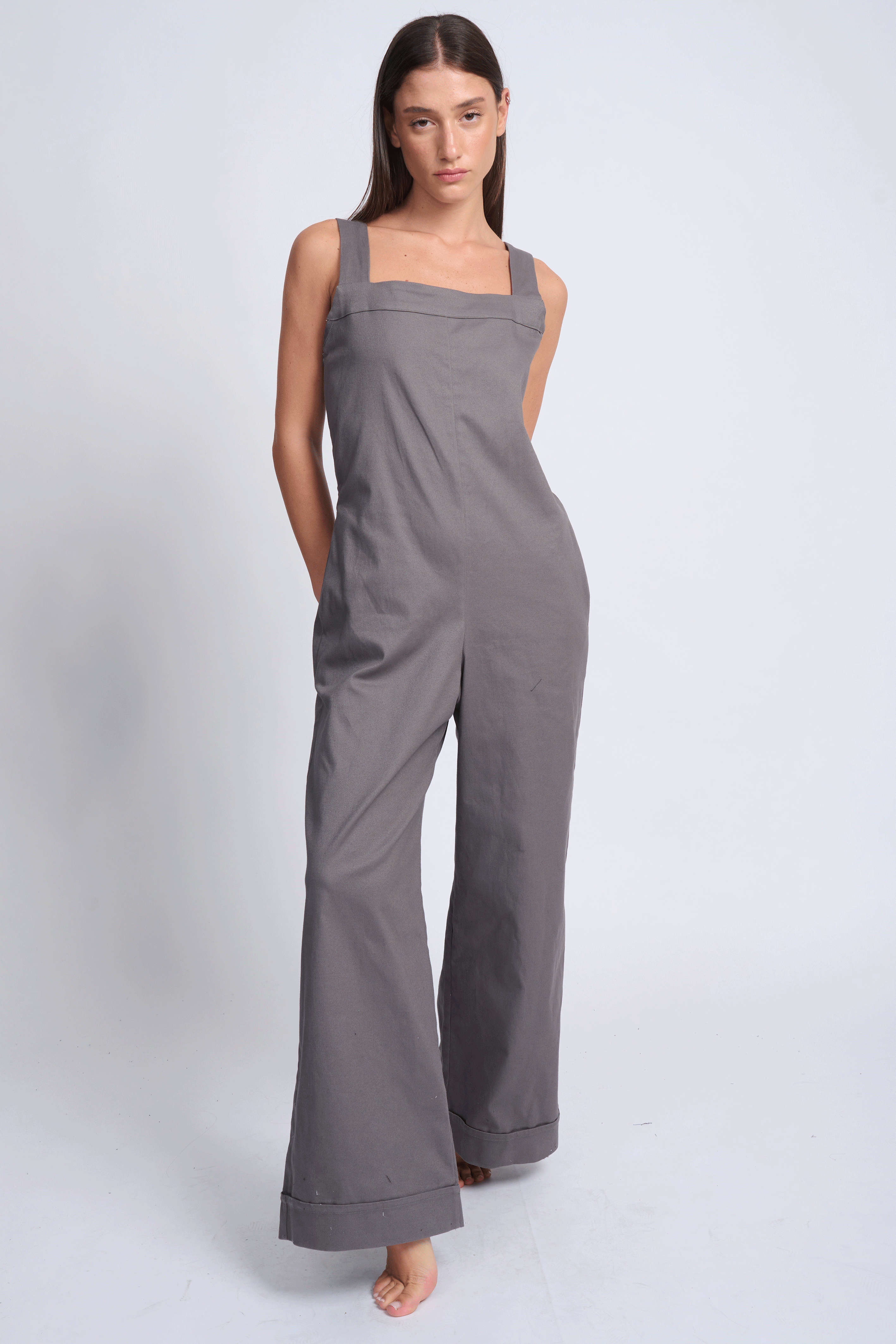 Marie Jumpsuit Steel Grey