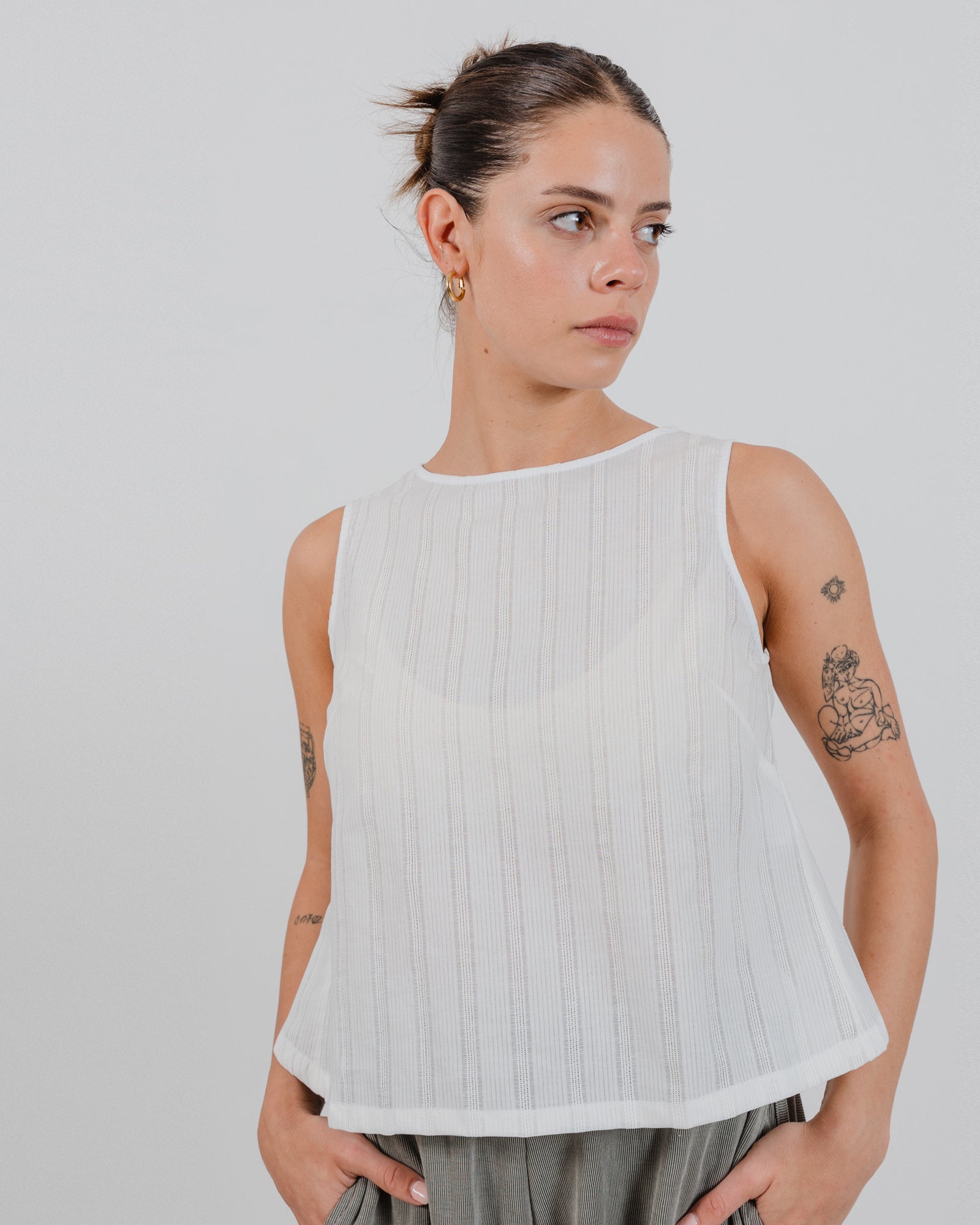 Sophie Top White
