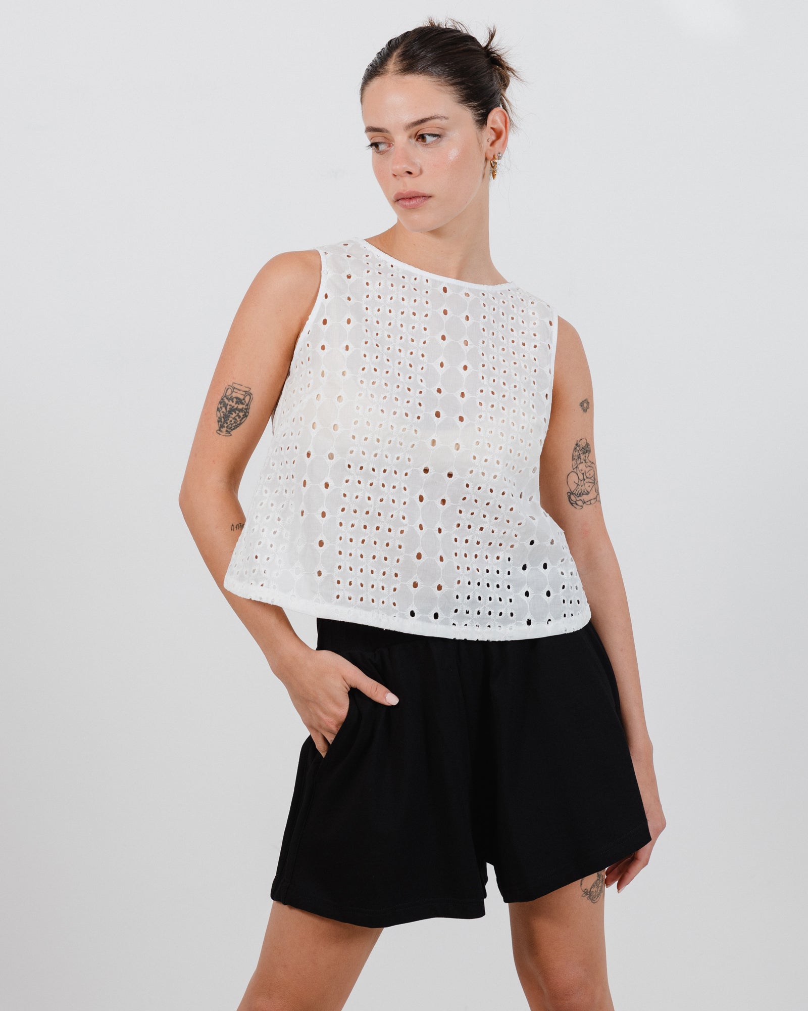 Sophie Top White Lace