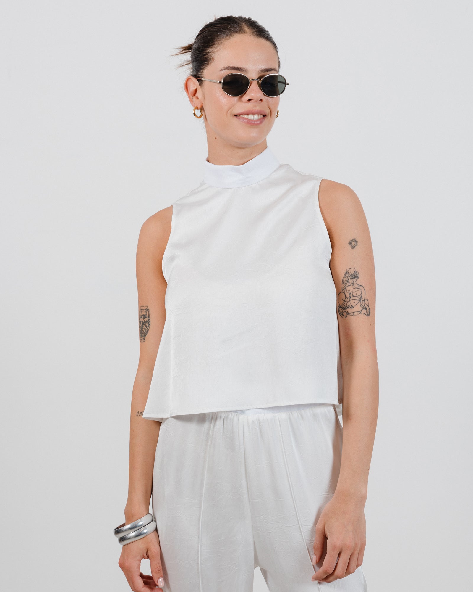Helena Top White