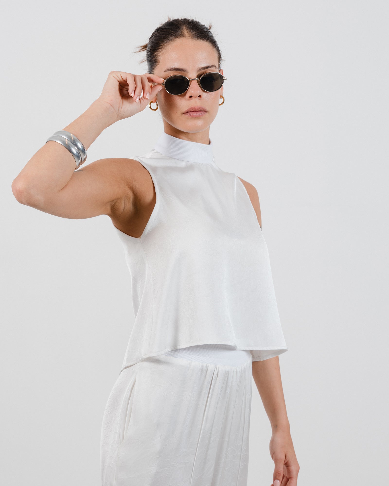 Helena Top White