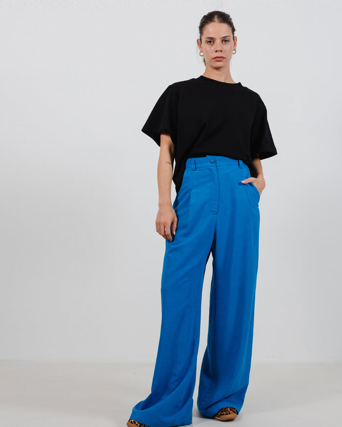 Embroidered bloom pants