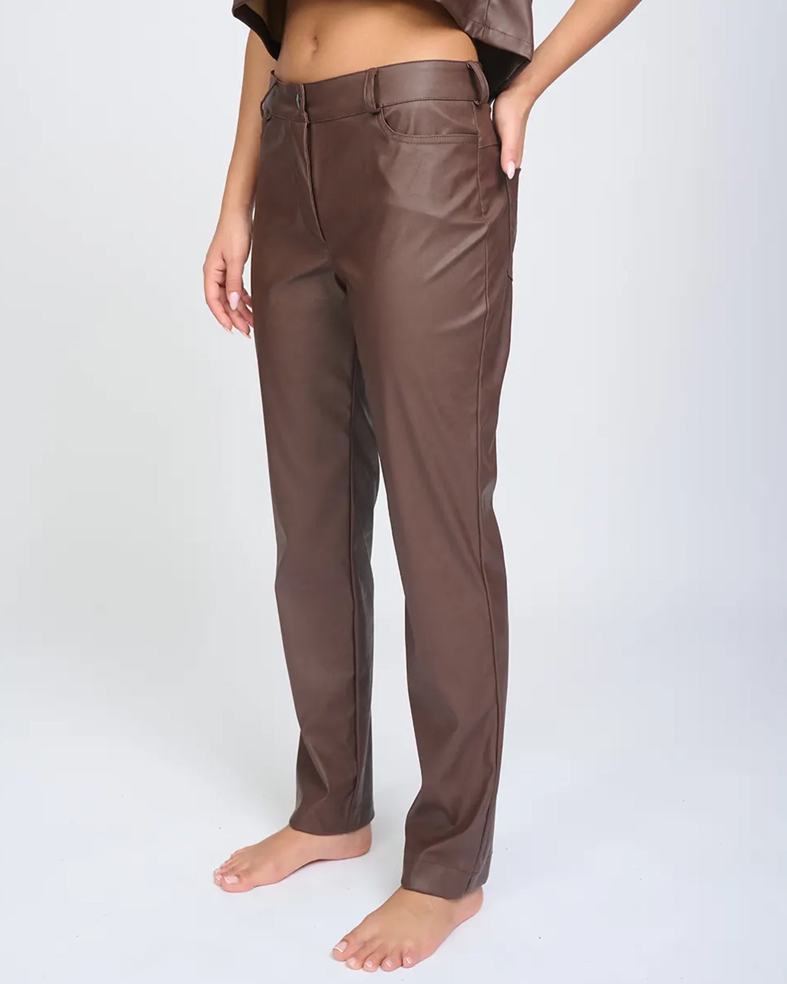 Ella Pants Chocolate Brown