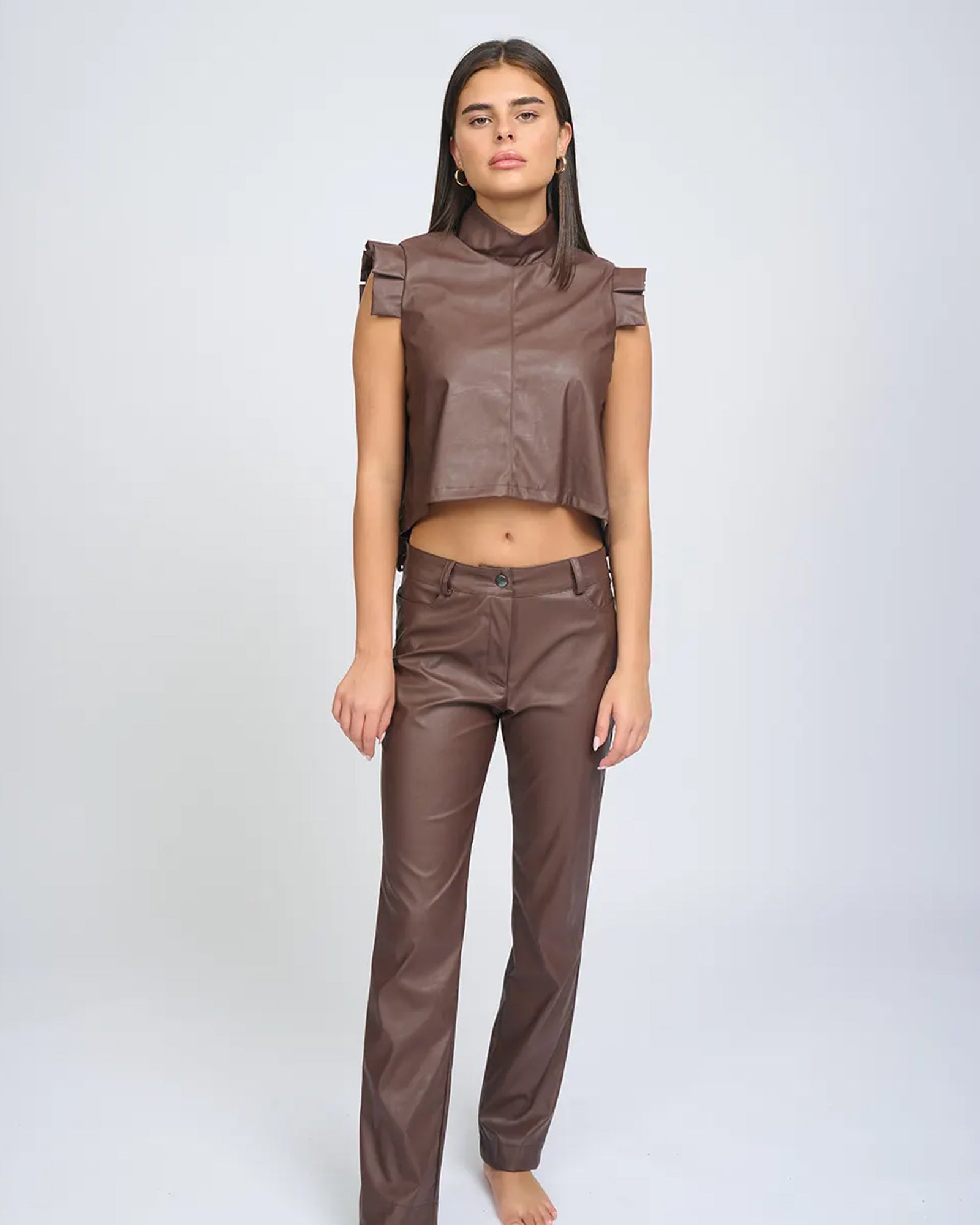 Ella Pants Chocolate Brown