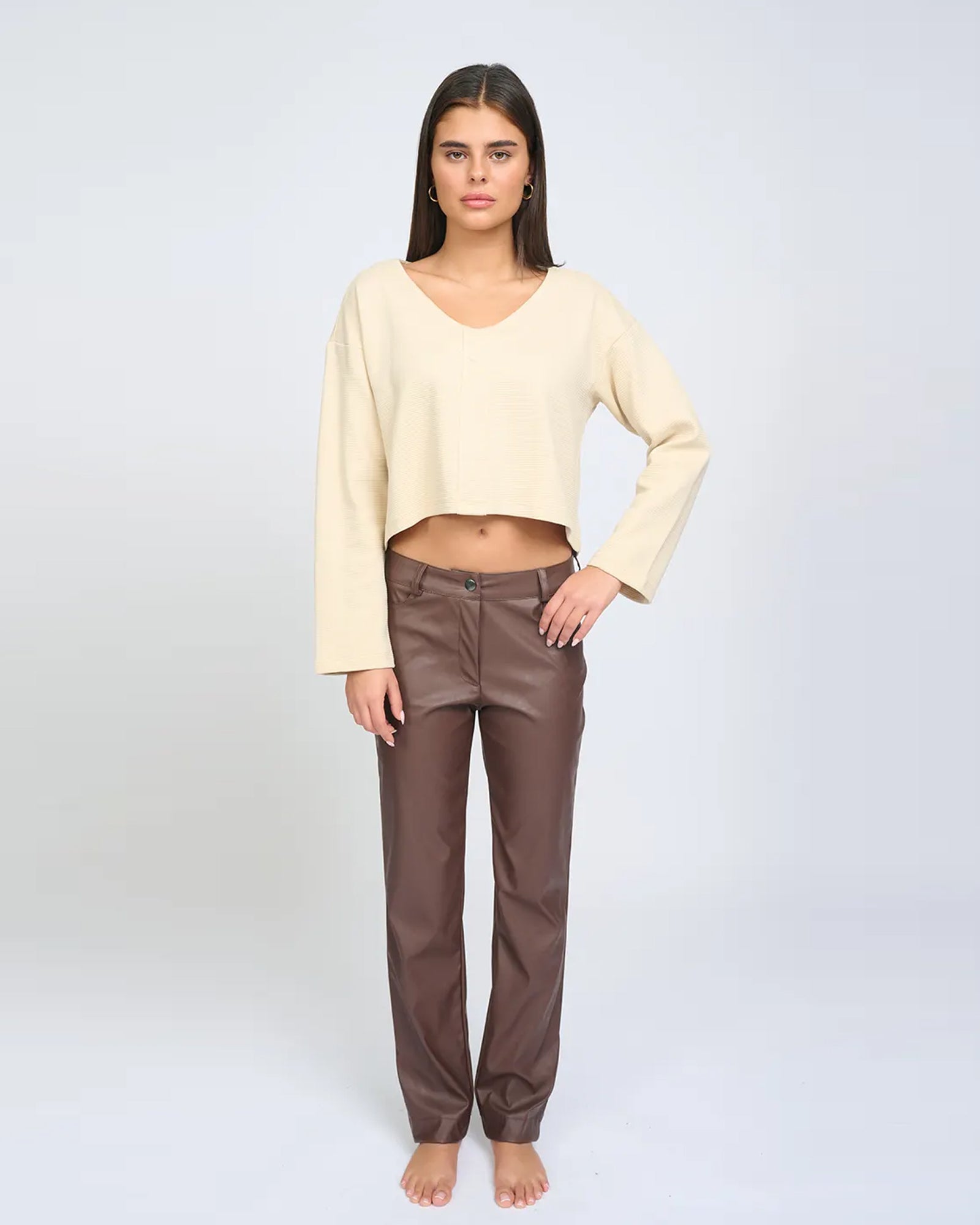 Ella Pants Chocolate Brown