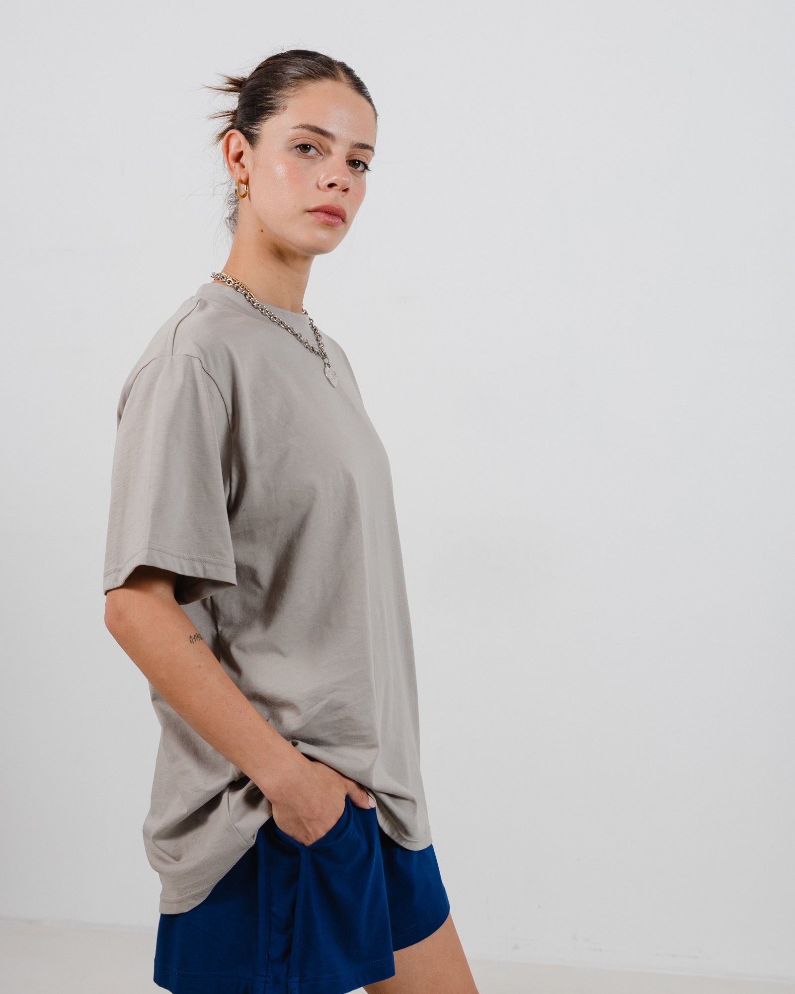 Mila T-Shirt Stone