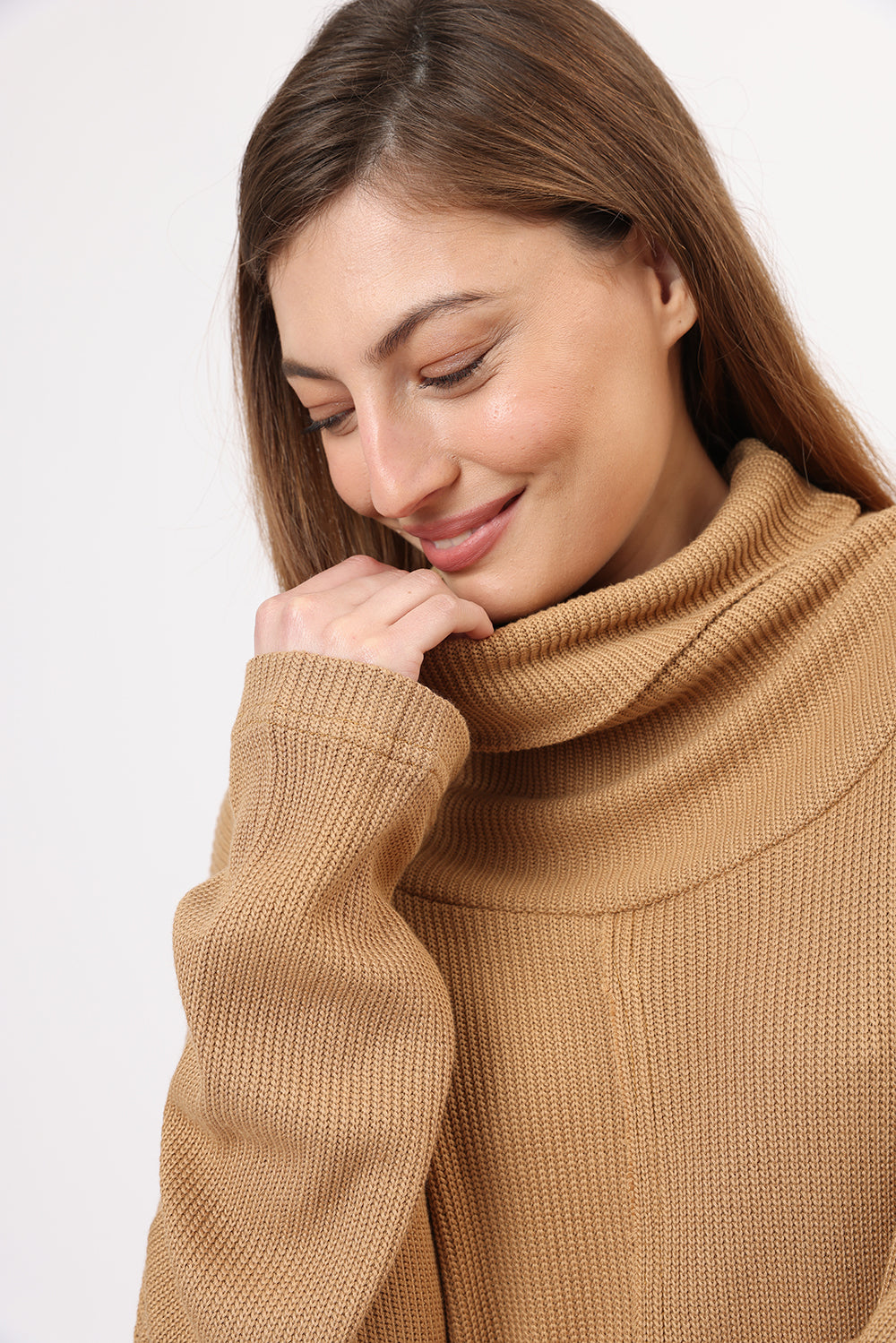 Grace Sweater Camel - Layou Design by Shay Sobol