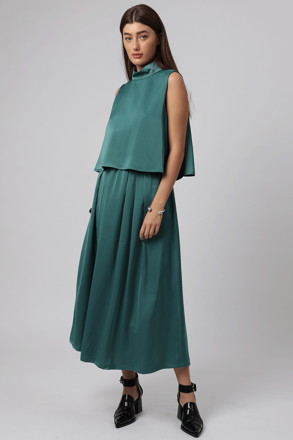 Paxton Dress Green