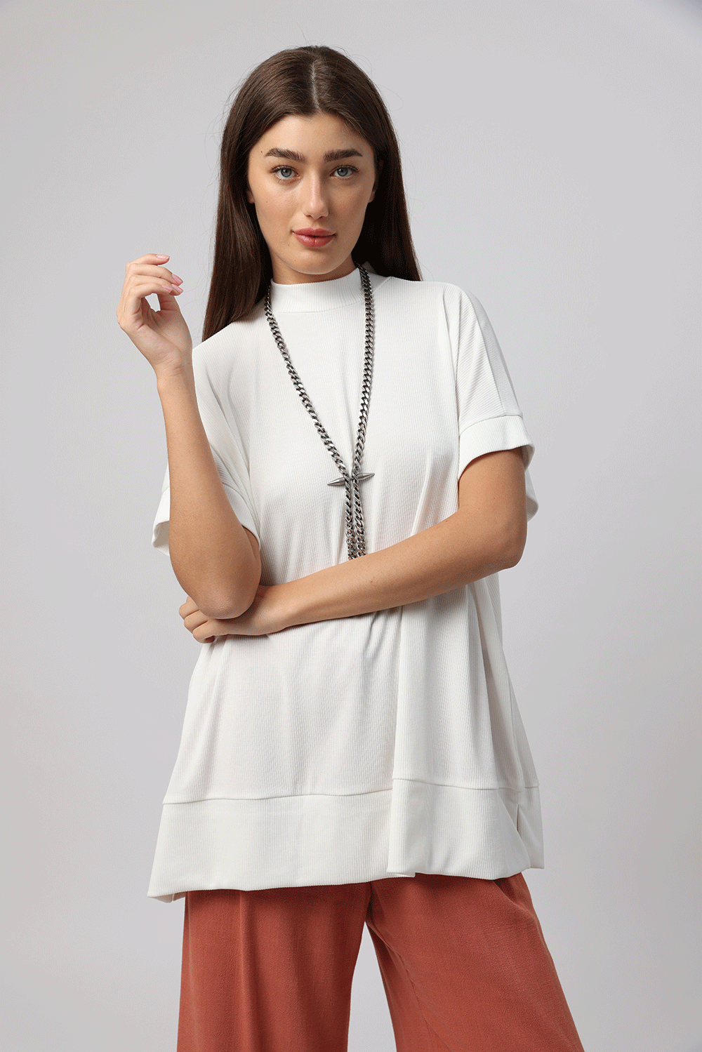 Fabiola Top White - Layou Design by Shay Sobol
